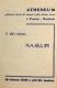 Praha-Nusle, Atheneum, Grand hotel Nevada, v Divadle Na Slupi, - program (1. strana), 1938