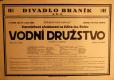 Praha-Braník, SDO, Divadlo Braník, Vodní družstvo - plakát, 1930