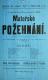 Žiželice, Tyl, Mateřské požehnání - plakát, 1891