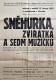 Krnsko, Sokol, Sněhurka, zvířátka a sedm mužíčků - plakát, 1955