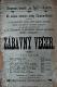 Holice, Klicpera, Zábavný večer - plakát, 1899