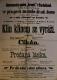Pardubice, Arnošt, Klín klínem se vyráží - Cikán - Prodaná láska - plakát, 1884