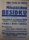 Sobčice, Charita, Mikulášská besídka - plakát, 1935