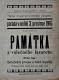 Holice, Klicpera, Památka z válečného lazaretu - plakát, 1916