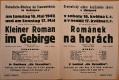 Úhlejov, Hasiči, Románek na horách - plakát, 1942