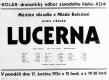 Mladá Boleslav, Kolár - plakáty 1951-1961, Lucerna teta, 1954