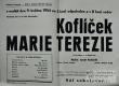 Dolní Újezd, OB, Koflíček Marie Terezie - plakát, 1954