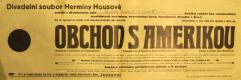 Praha-Braník, SDO, Obchod s Amerikou - plakát, 1935