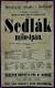 Holice, Klicpera, Sedlák milostpán - plakát, 1880