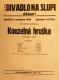 Praha-Nové Město, Vzděl. sbor vyšehradský, Divadlo Na Slupi, Kouzelná hruška - plakát, 1934