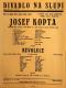 Praha-Nové Město, Divadlo Na Slupi, Josef Kopta - Revoluce - plakát, 1931
