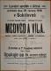 Jičín, Lycejní spolek, Medvěd a víla - plakát, 1918