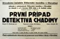 Chrudim, Učňovská besídkal, První případ detektiva Chadimy - plakát, 1946