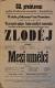 Pardubice, SDO, Zloděj - Mezi umělci - plakát, 1897