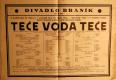 Praha-Braník, SDO, Divadlo Braník, Teče voda teče - plakát, 1929