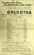 Kolín, Katolický dům, Golgotha - plakát, s.a.