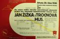 Kolín, Tyl, Jan Žižka z Trocnova - Hus - plakát, 1936