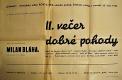 Slatiňany, Vrchlický, Večer dobré pohody - plakát, 1952