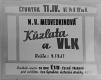Česká Třebová, Úsvit, LS ZK ROH ČSD, Kůzlátka a vlk - plakát, 1957