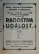 Jedousov, Republikánský dorost, Radostná událost - plakát, 1926