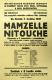 Moravské Budějovice, Národní Jednota, Reálné gymnázium, Mamzelle Nitouche - plakát, 1931