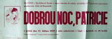 Havlíčkův Brod , OÚNZ, Dobrou noc, Patricie - plakát, 1959