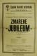 Kostelec nad Černými Lesy, SDO, Zmařené jubileum - plakát, 1910