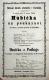 Chrudim, Divadelní ochotníci, Hubička na poukázání - Husička z Podháje - plakát, 1861