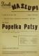 Praha-Nové Město, Vzděl. sbor vyšehradský, Divadlo Na Slupi, Popelka Patsy - plakát, 1946