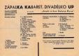 Olomouc, Zápalka, Aneb cirkus Zelená husa, program, str. 2. a 3., 1963