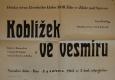 Žďár nad Sázavou, Dětská divadelní scéna, Koblížek ve vesmíru - plakát, 1962