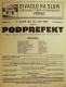 Divadlo Na Slupi, Podprefekt - plakát, 1927