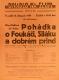 Praha-Nové Město, Divadlo Na Slupi, Pohádka o Foukáči, Siláku a dobrém princi - plakát, 1939