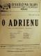 Divadlo Na Slupi, O Adrienu - plakát, 1926