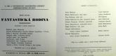 Znojmo, Amatérské studio Jihomoravského divadla, Fantastická rodina, r. Jambor, 1965, program, 10. hra
