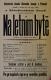 Přelouč, Besední ochotnické divadlo, Na letním bytě - plakát, 1901