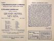 Praha-Nové Město, Atheneum, Grand hotel Nevada, v Divadle Na Slupi - program (2. a 3. strana), 1938