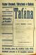 Kolín, Volné dramatické sdružení, Taťána - plakát, 1912