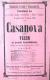 Mnichovo Hradiště, Ochotnické divadlo (SDO Tyl), Casanova - plakát, 1881