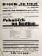 Praha, Komorní zpěvohra, Pokojíček na hodinu..., - plakát, v Divadle Na Slupi, 1935