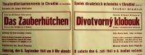 Chrudim, Spolek divadelních ochotníků, Divotvorný klobouk - plakát, 1941