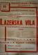 Žirovnice, Spolek divadelních ochotníků, Lázeňská víla - plakát, 1937