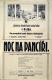 Osík, Ochotníci, Noc na pranýři - plakát, 1929