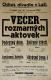 Luže, Jaroslav, Večer aktovek - plakát, 1922