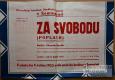 Semanín, OB, Za svobodu - plakát, 1953