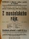 Vojice, Mládenecký spolek, Z manželského ráje - plakát, 1925