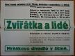Jičín, SČM, Tvířátka a lidé - plakát, 1945