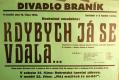 Praha-Braník, SDO, Kdybych já se vdala - plakát, 1933