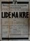Lázně Bělohrad, Raisovo ochotnické divadlo, Lidé na kře - plakát, 1936