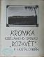 Hošťalovice, Rozkvět, Kronika spolku, 1933-1938